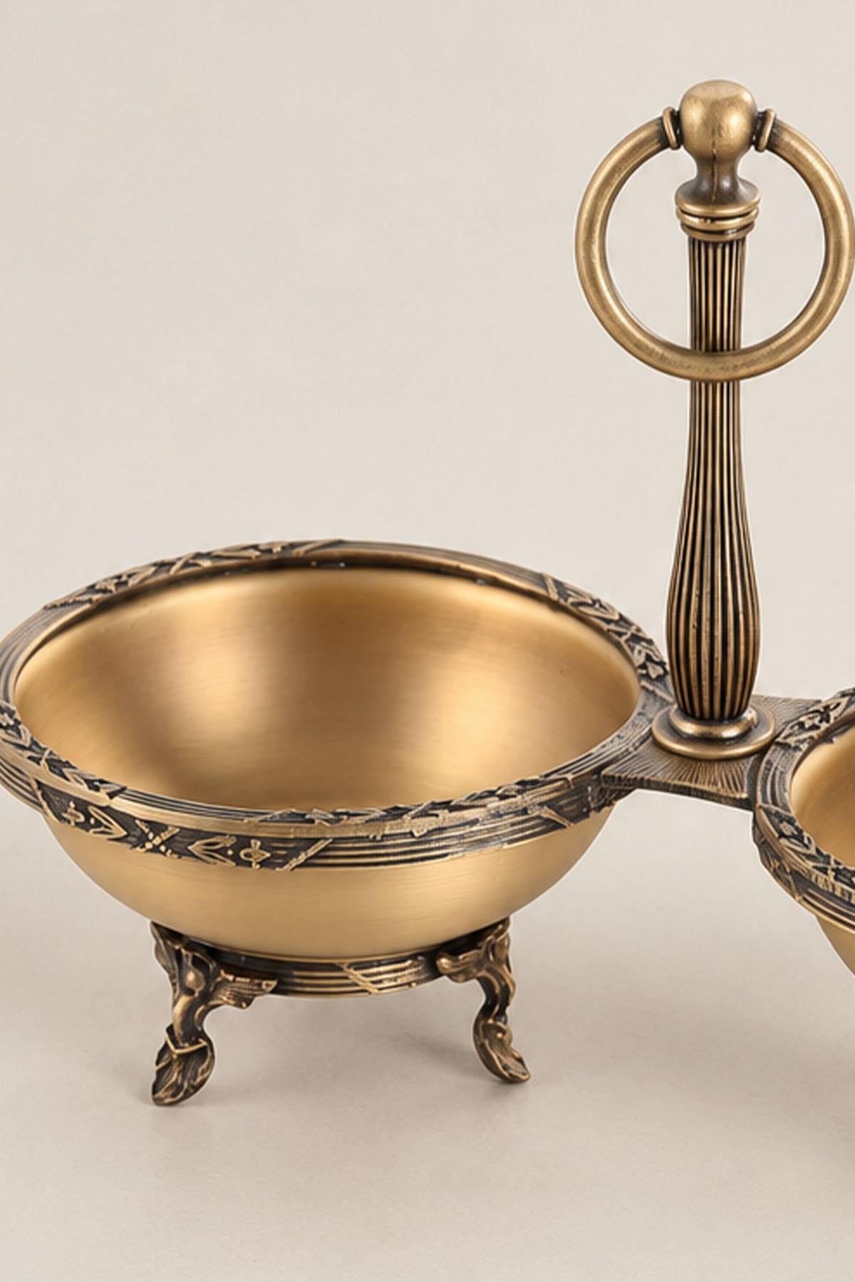 Kessa Antique Detailed 2-Piece Snack Bowl