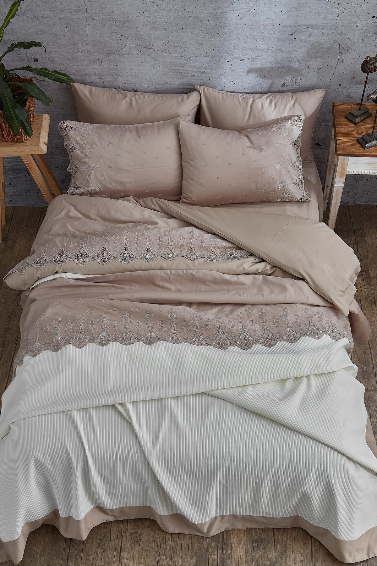 Emma Dantelli Super King Size 7-Piece Duvet Cover + Bedspread Set - Nazik Home - Worthy of My Home!