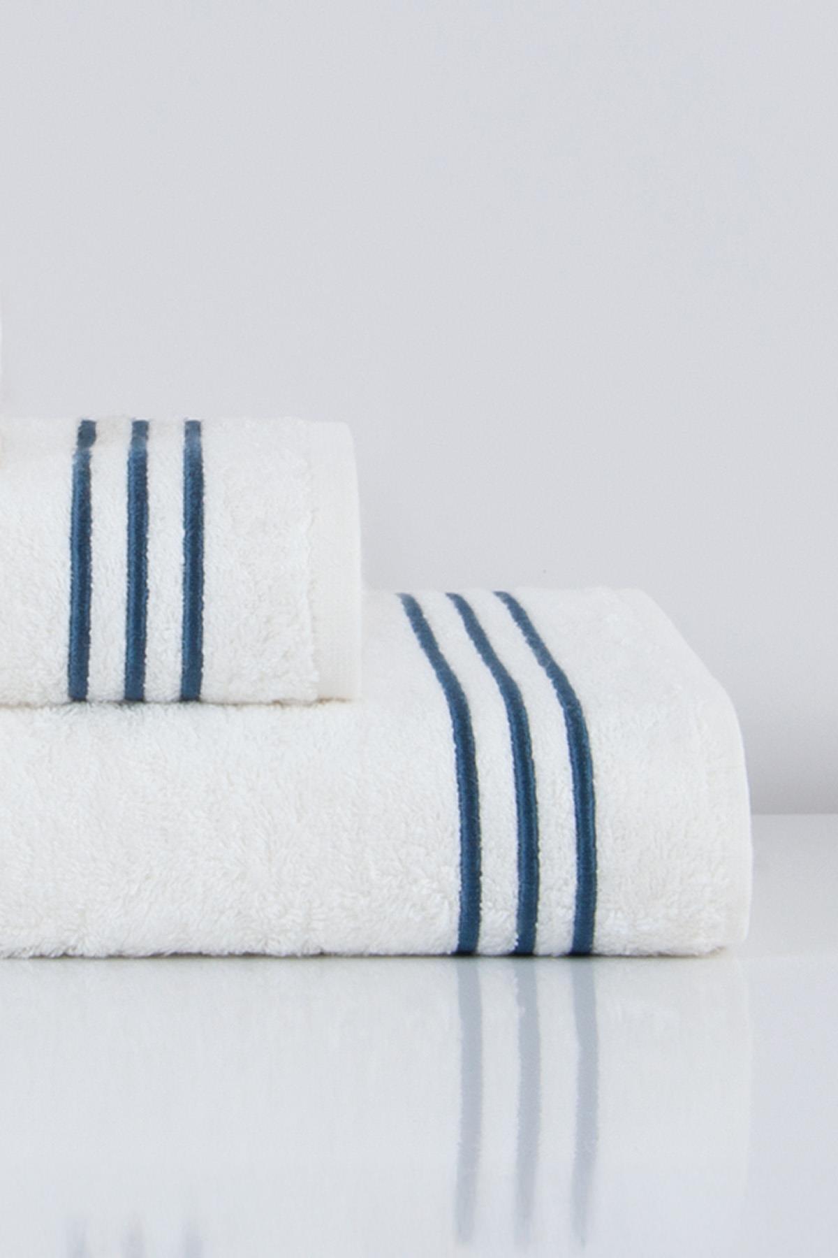 Zen Line Embroidered Hand Towel (30 x 50 cm) - Nazik Home - Value for My Home!