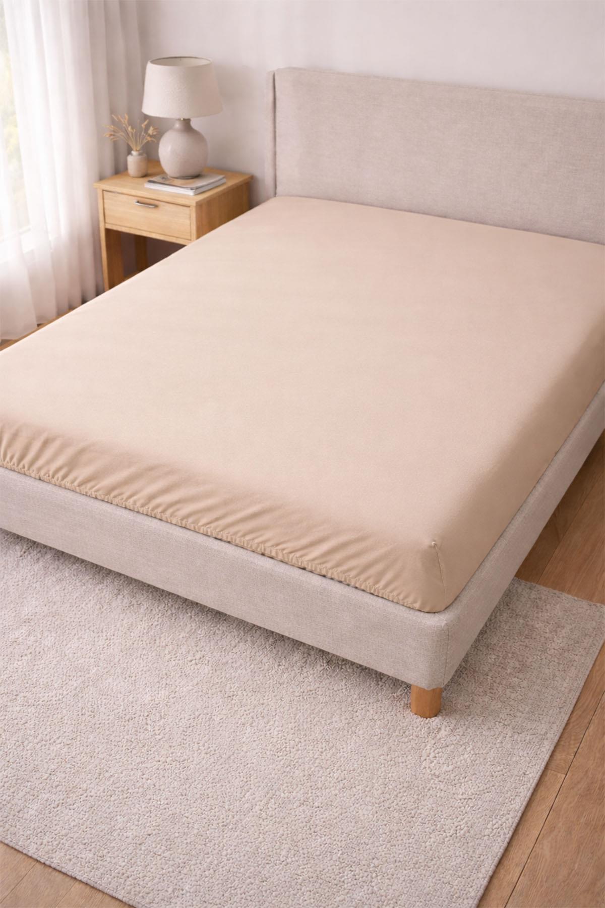 Basic Cotton Satin Single Fitted Sheet (100 x 200 cm)