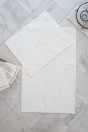 Nadia Daisy Embroidered 2-Piece Mat Set (60 x 100 cm)