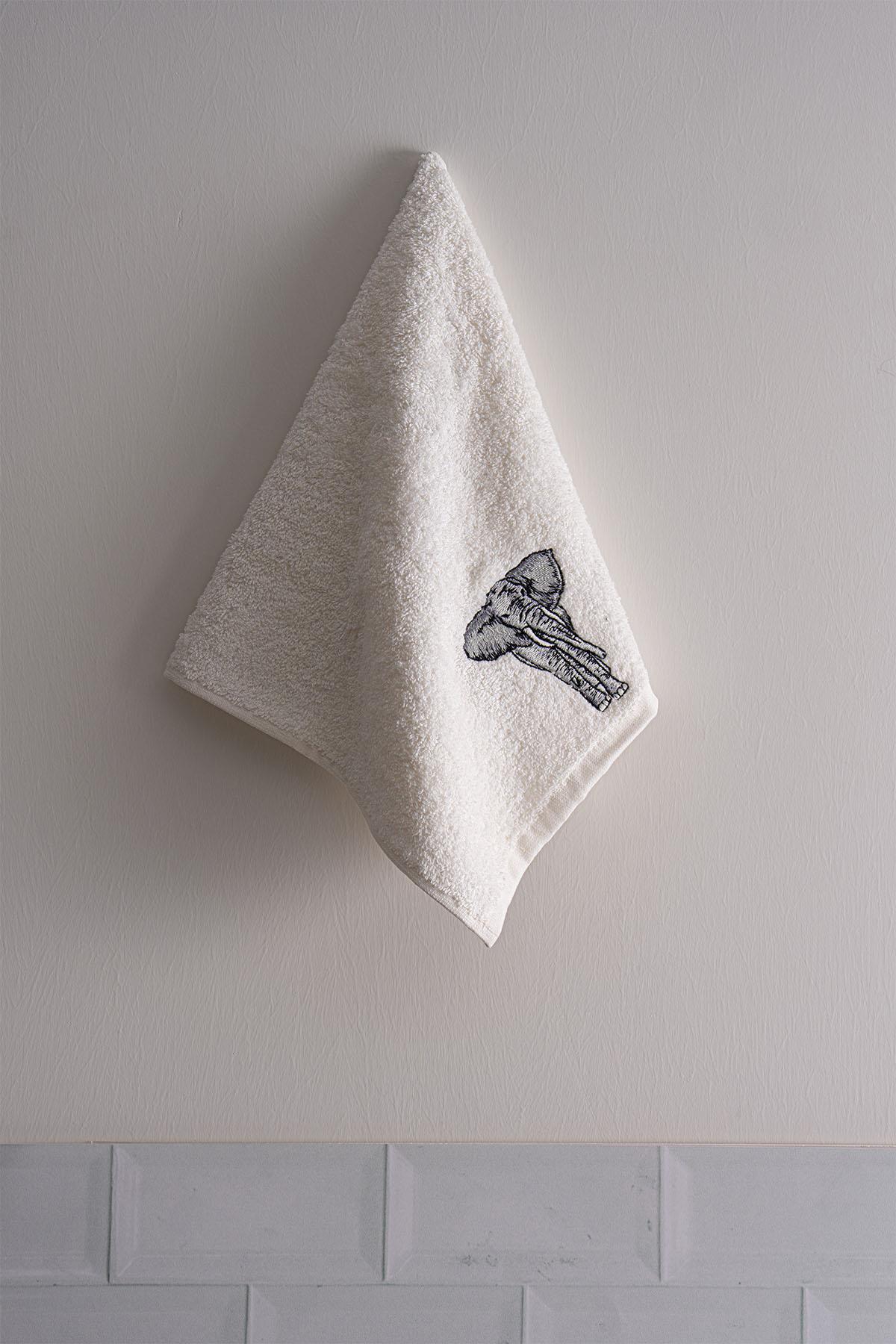 Safari Series Animal Embroidered Hand Towel (30 x 50 cm)