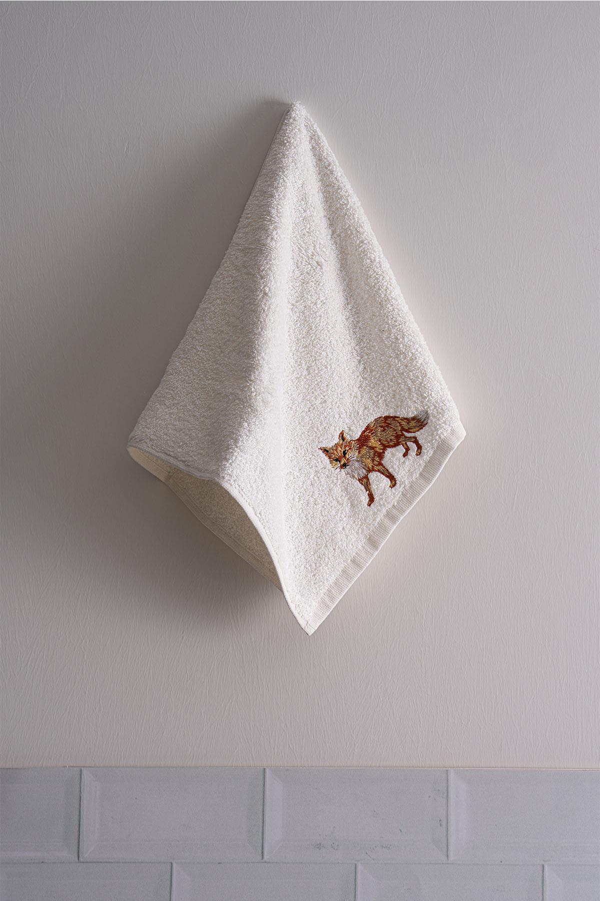 Safari Series Animal Embroidered Hand Towel (30 x 50 cm)