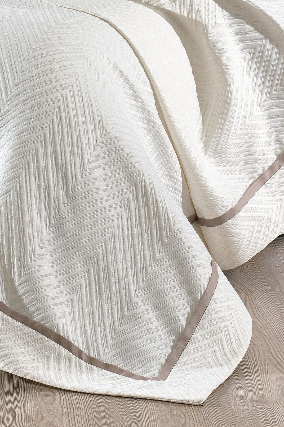 Soreno Striped Detail Double Bedspread